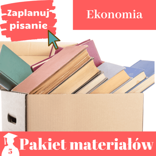Pakiet Zaplanuj Pisanie- ekonomia