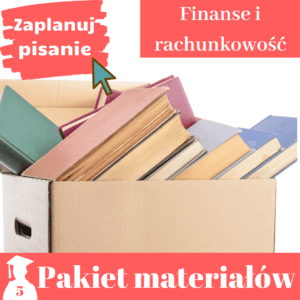 pakiet materiałów finanse i rachunkowość