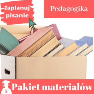 pakiet materiałów pedagogika