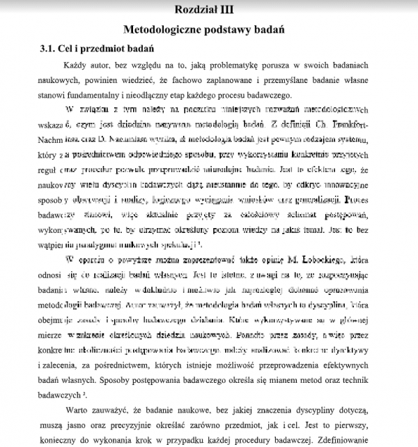 Pakiet badania metodologia z fizjoterapii
