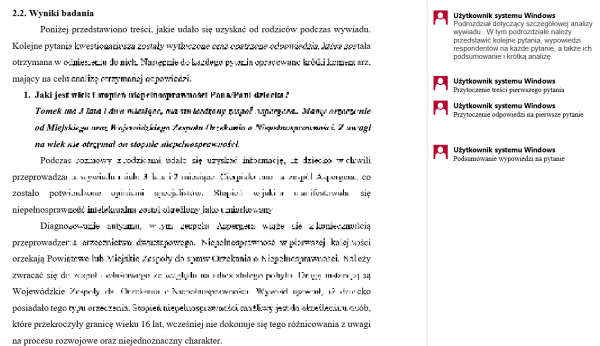 Rozdział badawczy pedagogika- wywiad