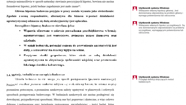 metodologia zarządzanie wywiad