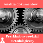 przykładowy rozdział metodologiczny do pracy licencjackiej i magisterskiej
