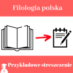 wzór streszczenia pracy dyplomowej z filologii polskiej