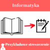 wzór streszczenia pracy dyplomowej z informatyki