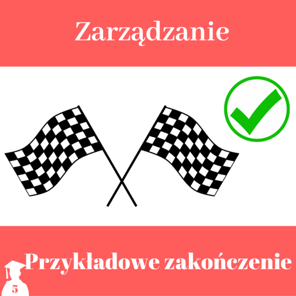 Wzór zakończenia zarządzanie